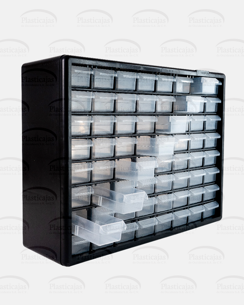 Organizador Gabinete 64 gavetas Plasticajas