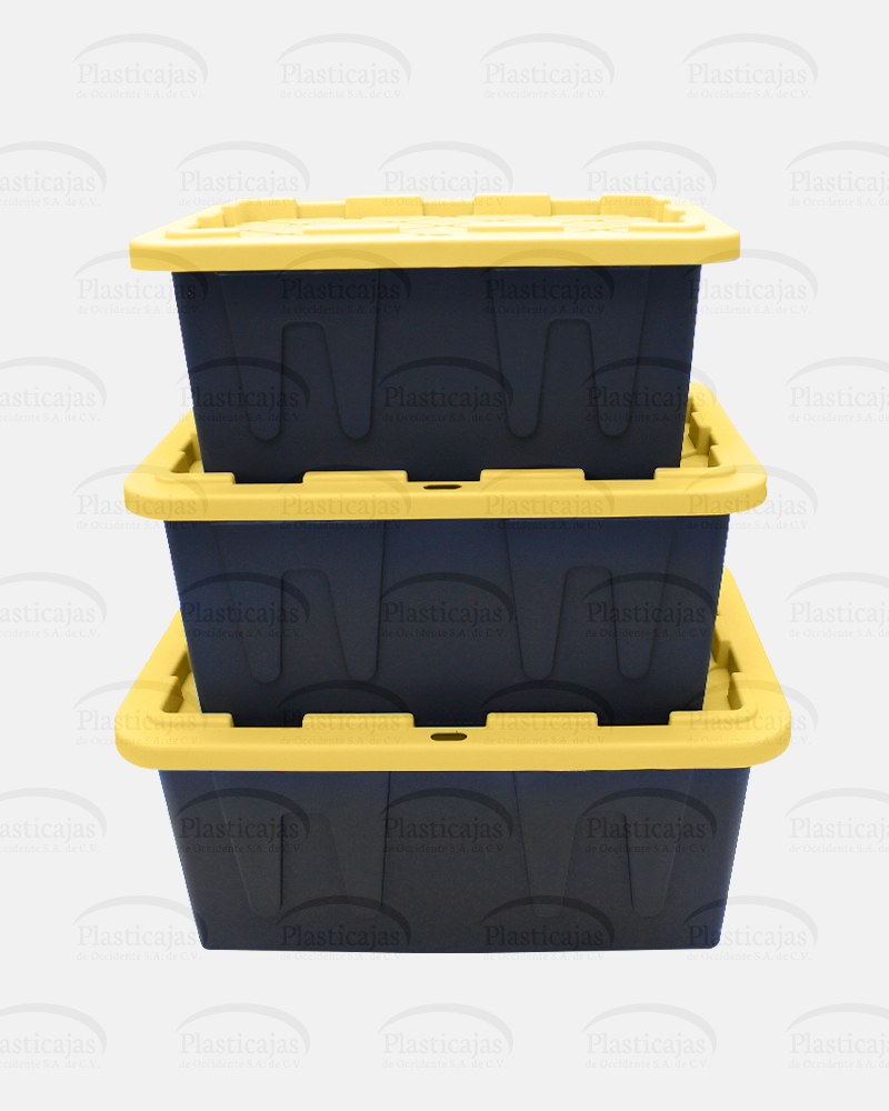 Caja Multiusos Grande Tapa C/broches Plástico Resistente