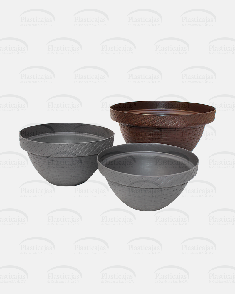 Maceta Rattan Mesa Maceta Rattan Mesa