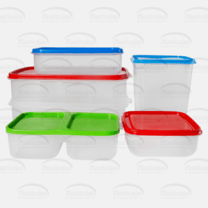 Recipientes con División